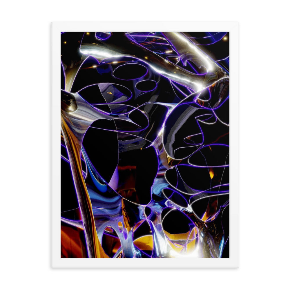 Untitled, 2023, digital render on framed paper print
