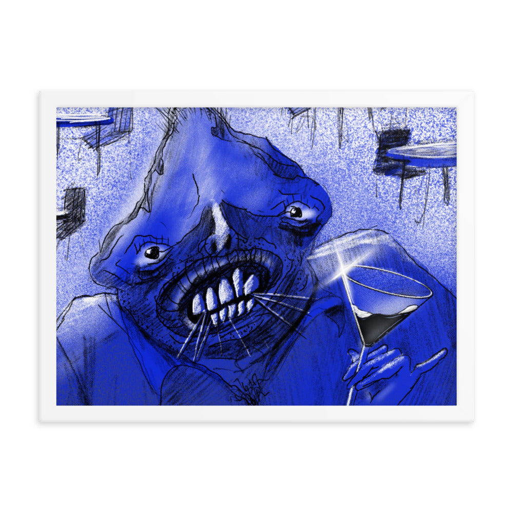The Regular, 2023, digital render on framed paper print