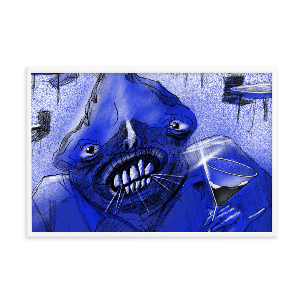 The Regular, 2023, digital render on framed paper print