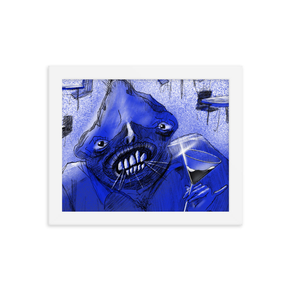 The Regular, 2023, digital render on framed paper print