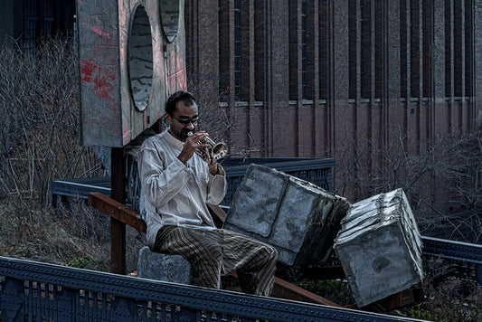 Feelin' Mellow, 2023, composite digital photography, 15 x 19 in. / 38.1 x 48.26 cm.