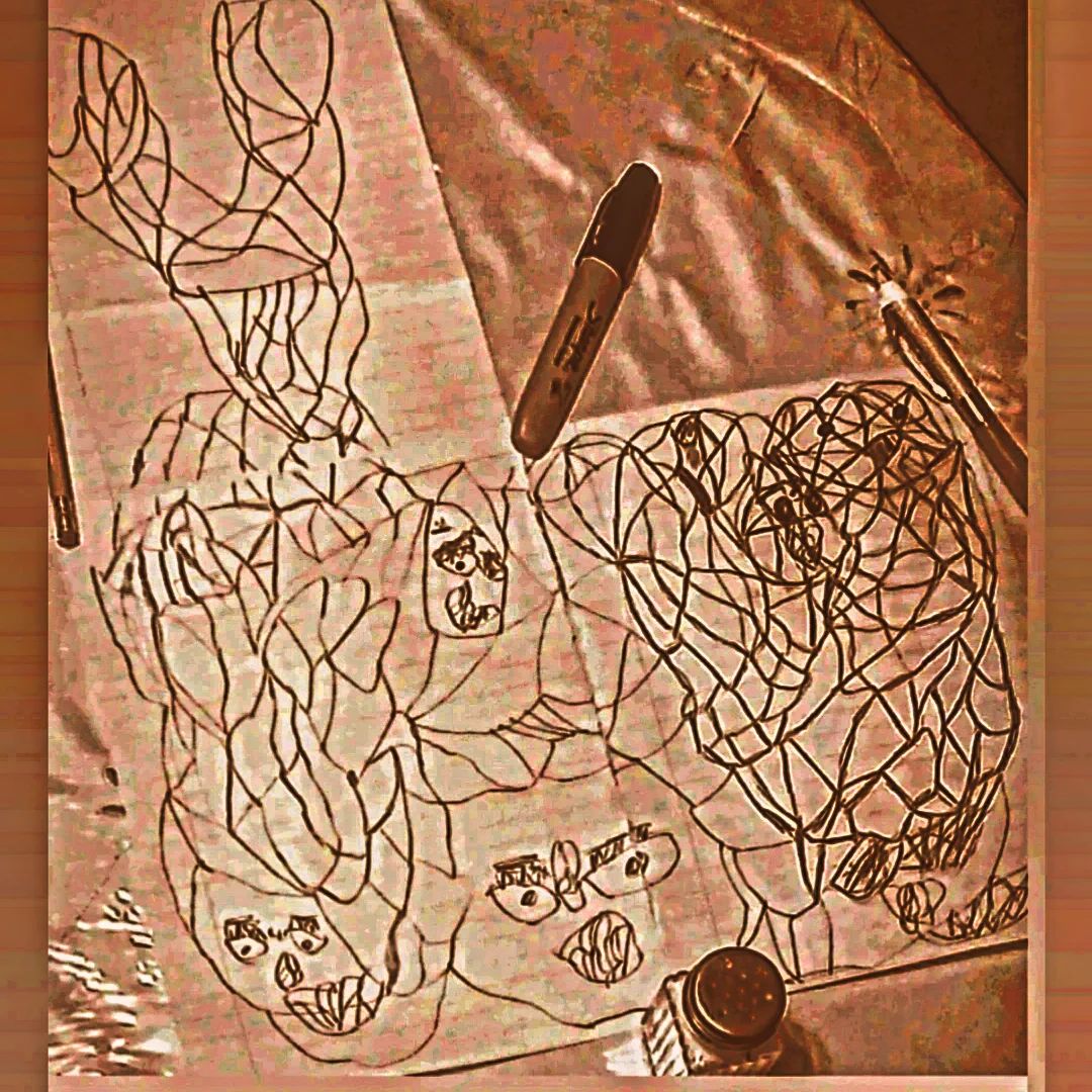 Fill the Effects with Many Reasons that Generate a Masterpiece, 2024, paper, 30 x 26 in. / 76.2 x 66.04 cm.