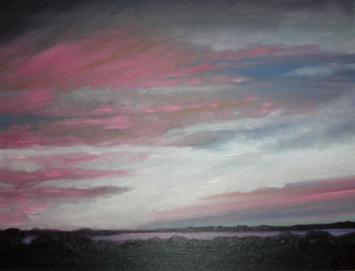 Glow, 2019, oil on canvas, 36 x 24 in. / 91.44 x 60.96 cm.