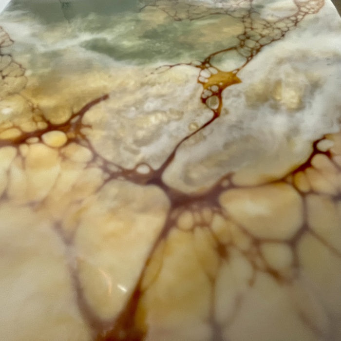Gradient, 2023, encaustic, 14 x 30 in. / 35.56 x 76.2 cm.
