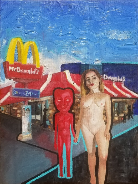 Hereditary, 2020, oil, 16 x 12 in. / 40.64 x 30.48 cm.