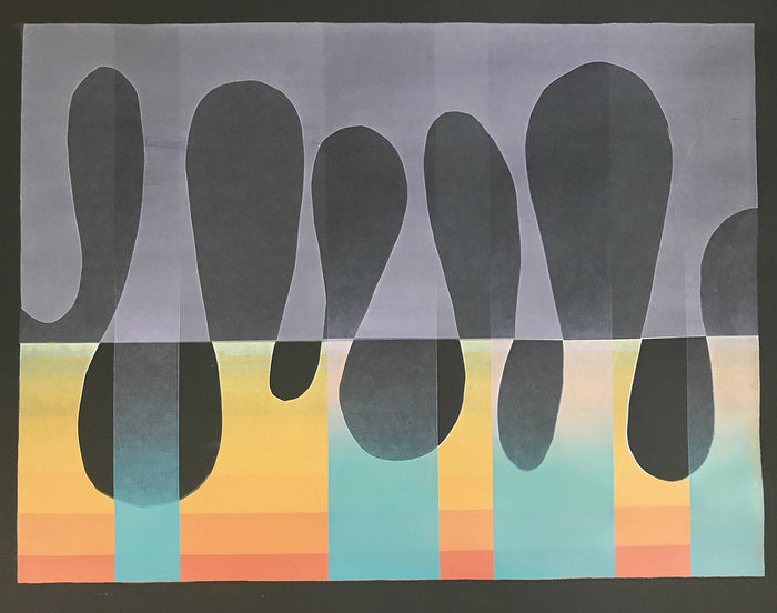 Heat Wave, 2018, screen-print, 24 x 18 in. / 60.96 x 45.72 cm.