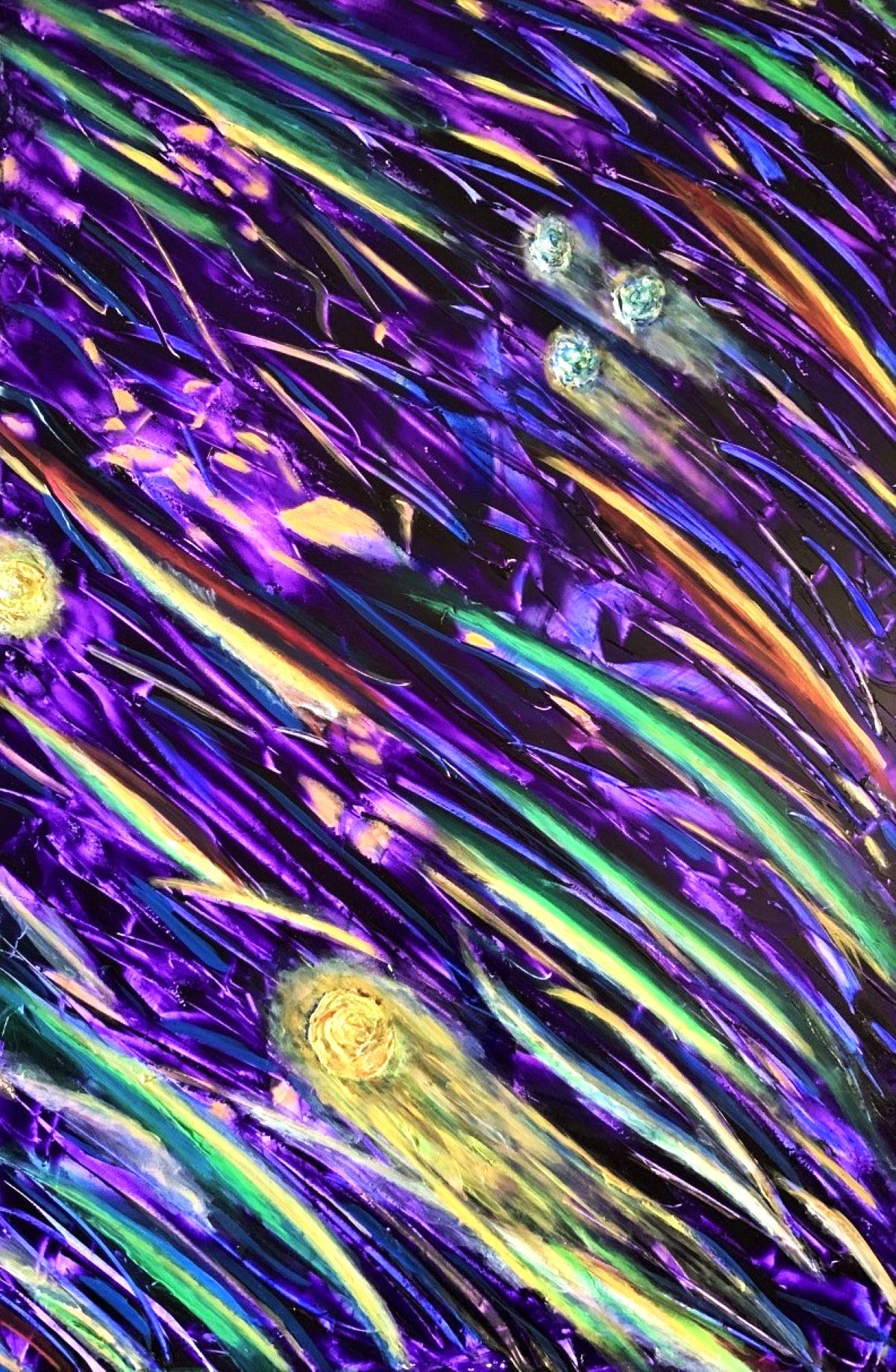 InHale Liberation ExHale Limitation, 2022, mixed media, 20 x 30 in. / 50.8 x 76.2 cm.