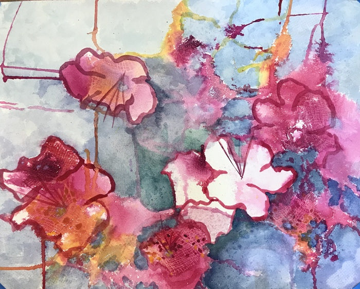 Inspiration, 2020, watercolor and ink, 18 x 24 in. / 45.72 x 60.96 cm.