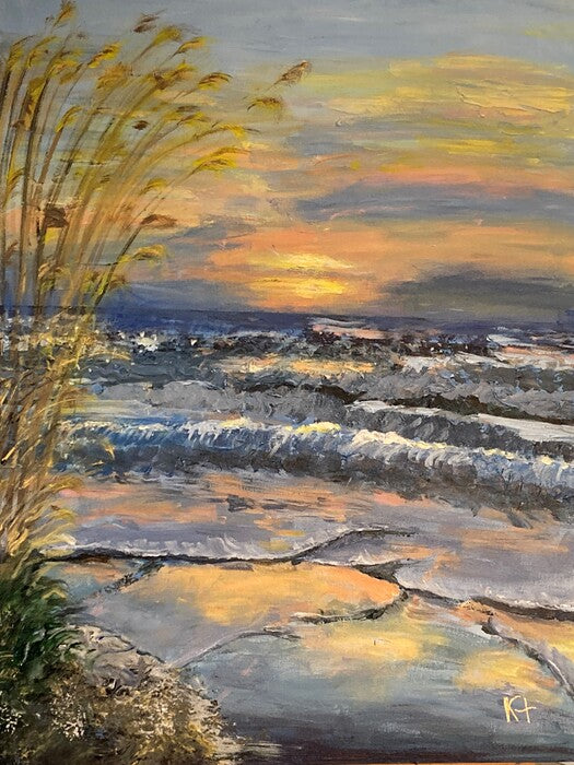 Invitation to Morning, 2023, acrylic, 30 x 24 in. / 76.2 x 60.96 cm.