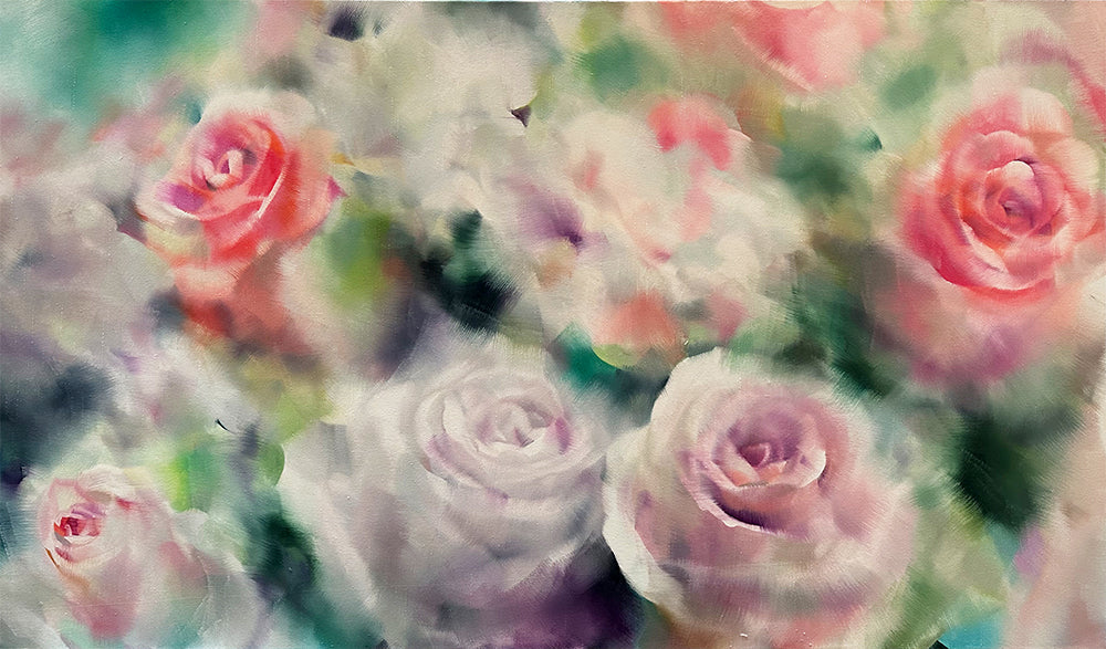 Jade Rosen, 2023, oil on canvas, 80 x 140 cm. / 31.4 x 55.11 in.