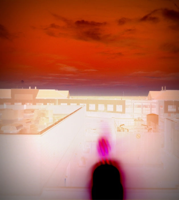 La Pregunta / The Question, 2015, photo on metal, 20 x 18 in. / 50.8 x 45.72 cm.