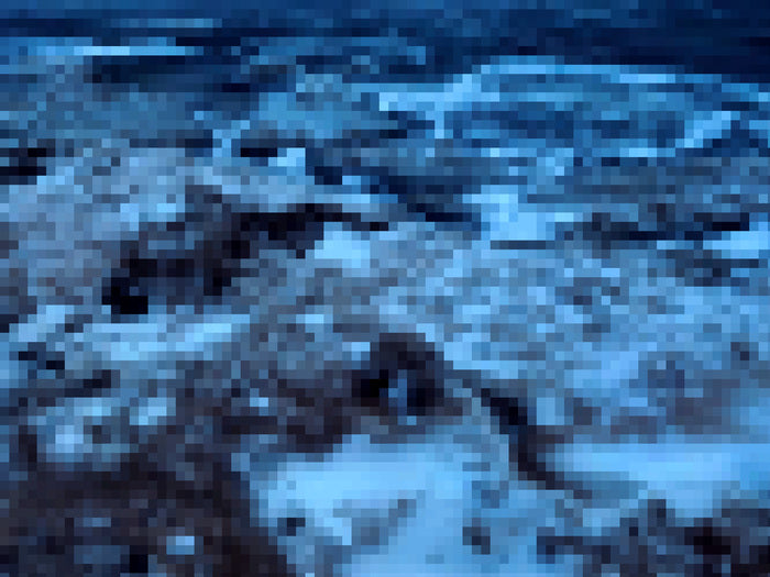 Last Time It Froze Again, 2024, digital art, 36 x 48 in. / 91.44 x 121.92 cm.