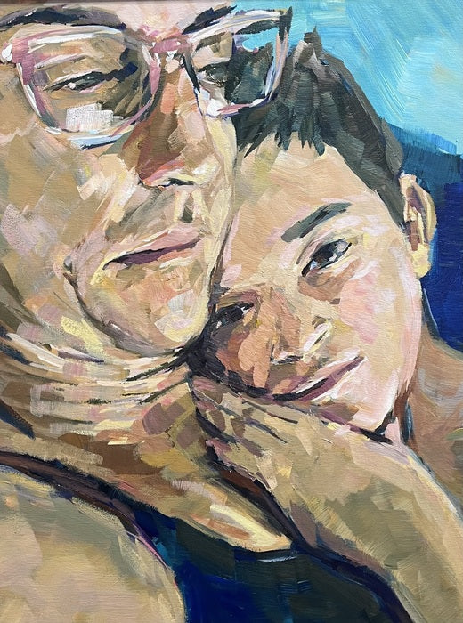 A Moment of Rest, 2023, acrylic, 18 x 24 in. / 45.72 x 60.96 cm.