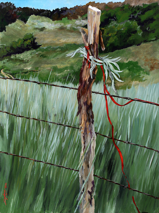 Link to the Spirit World, 2002, acrylic on canvas, 48 x 36 in. / 121.92 x 91.44 cm.