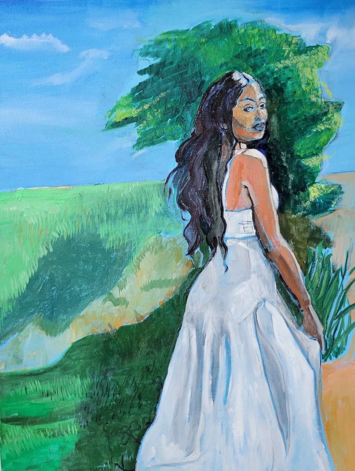 Memories of Yesterday, 2023, oil on canvas, 30 x 40 in. / 76.2 x 101.6 cm.