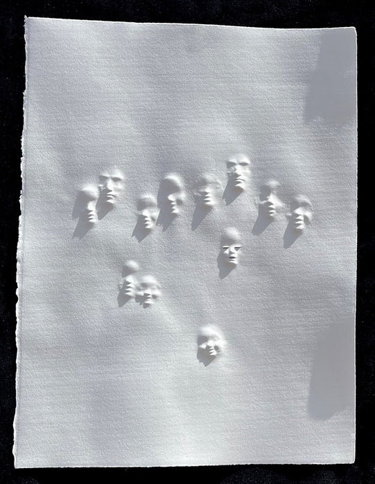My Favorite People, 2022, printmaking, 11 x 15 in. / 27.94 x 38.1 cm.