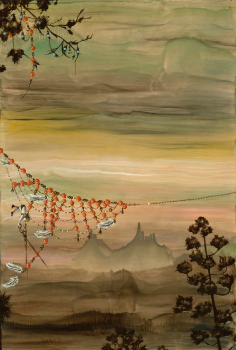 One Snip and Its Over, 2013, oil on wood panel, 36 x 24 in. / 91.44 x 60.96 cm.