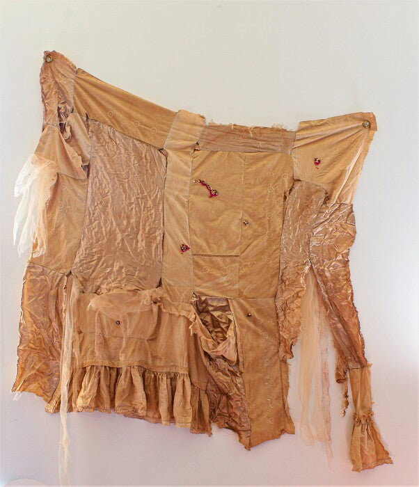 Pretty S(k)in, 2021, mixed media, 4 x 3 ft. / 48 x 36 in.