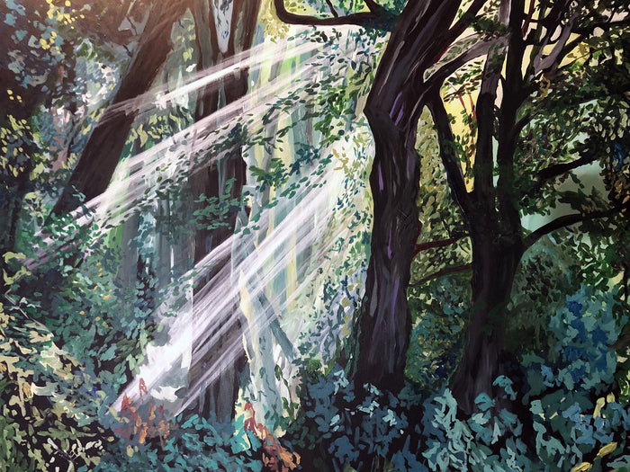 Prospect Park Light, 2021, acrylic, 36 x 48 in. / 91.44 x 121.92 cm.