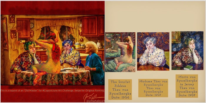 Remastered 3, 2023, digital art, 12 x 12 in. / 30.48 x 30.48 cm.