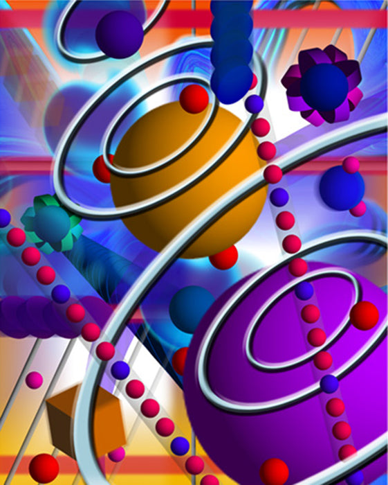 Ripples, 2022, digital media, 40 x 32 in. / 101.6 x 81.28 cm.