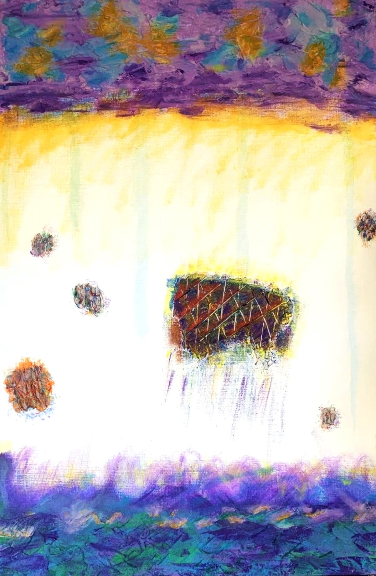 Rise Up Anyway, 2022, mixed media, 20 x 30 in. / 50.8 x 76.2 cm.