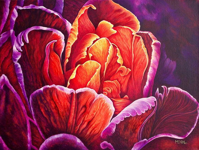 Ruby, 2022, acrylic, 18 x 24 in. / 45.72 x 60.96 cm.