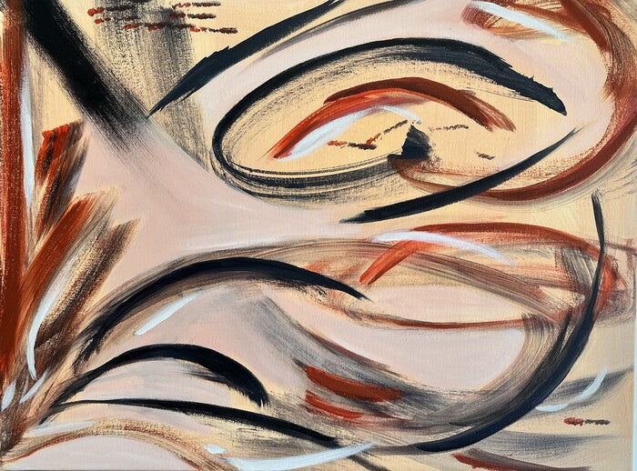 Seasonal Bliss, 2023, acrylic on canvas, 18 x 24 in. / 45.72 x 60.96 cm.