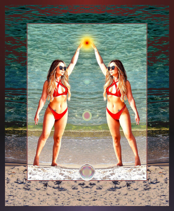 Seeking the Light, 2023, digital photography, 23 x 19 in. / 58.42 x 48.26 cm.