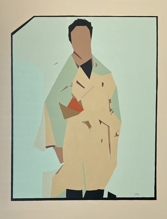 Self-Reflection, 2023, acrylic on canvas, 40 x 30 in. / 101.6 x 76.2 cm.