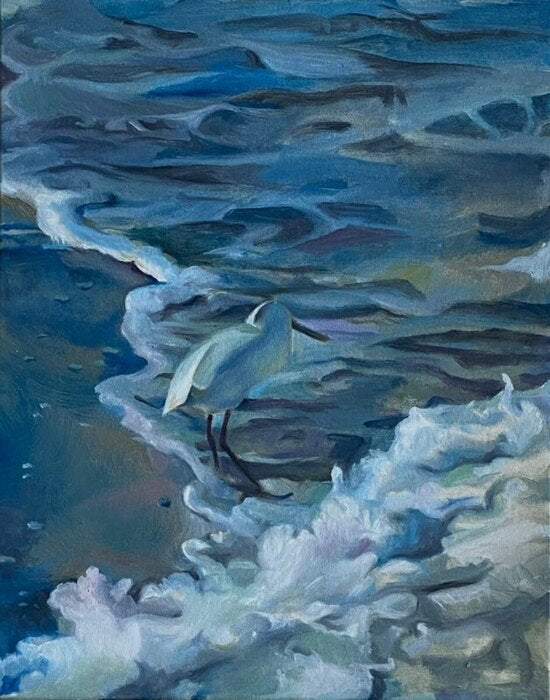 Shoreline, 2020, oil on canvas, 24 x 18 in. / 60.96 x 45.72 cm.