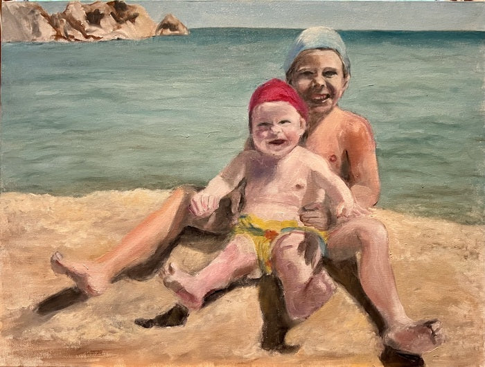 Summer Vacation, 2023, oil, 18 x 24 in. / 45.72 x 60.96 cm.