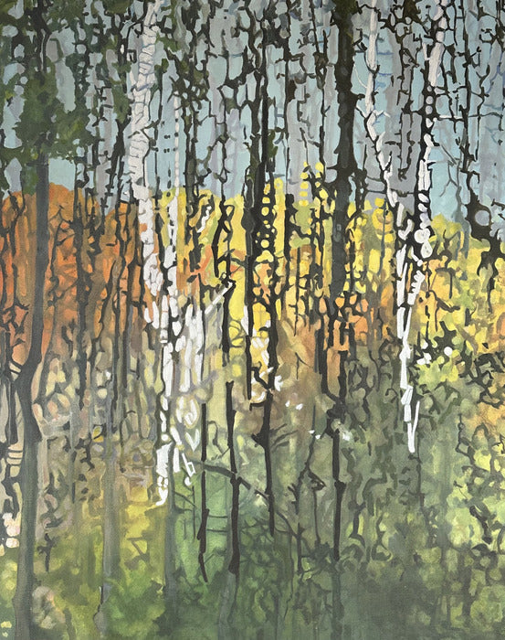 Sunrise Ridge, 2024, acrylic on canvas, 30 x 24 in. / 76.2 x 60.96 cm.