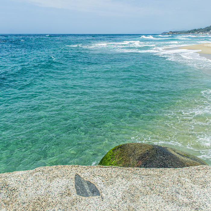Tayrona Park Colombia, 2016, ultra fine art print on hahnemülle torchon paper, 21 x 21 in. / 53.34 x 53.34 cm.