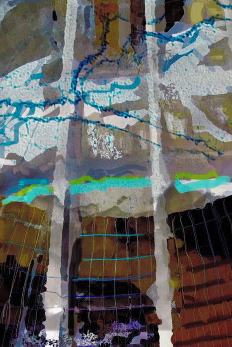 Tenebris, 2021, photography & acrylic, 36 x 24 in. / 91.44 x 60.96 cm.