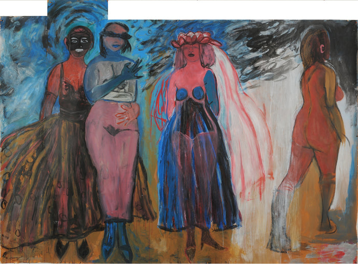 The Bride, 2015, acrylic, 80 x 102 in. / 203.2 x 259.08 cm.