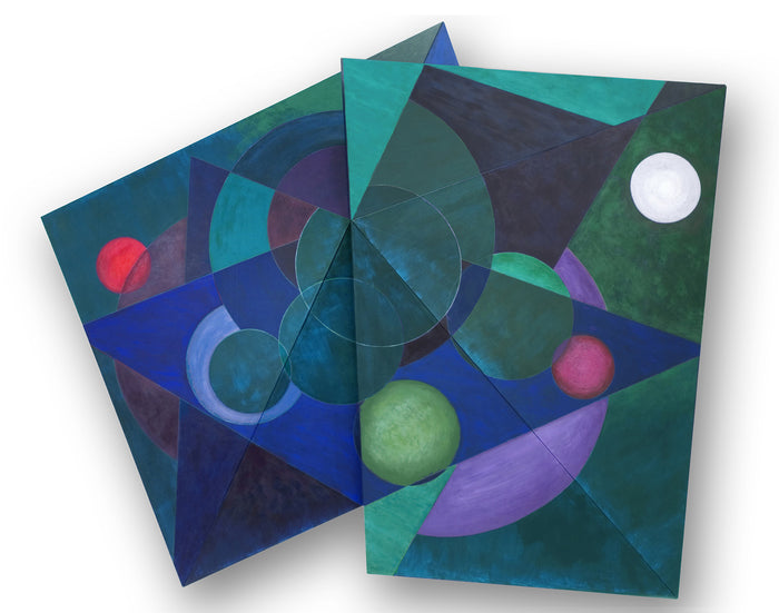 The Great Mystery That Surrounds Us, 2005, acrylic on linen, 99 x 102.7 in. / 251.46 x 260.85 cm.