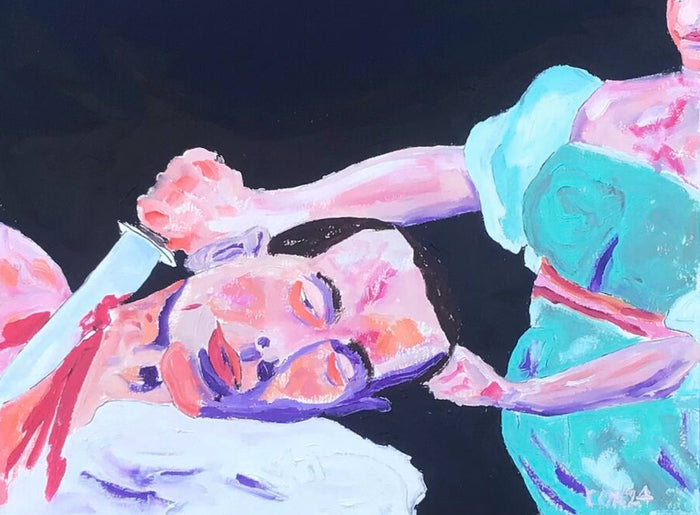 The Planet Isn't Dying, 2024, oil, 9 x 12 in. / 22.86 x 30.48 cm.