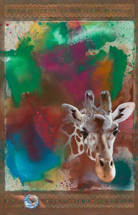 The Right to Exist, 2009, mixed aquamedia on canvas, 72 x 48 in. / 182.88 x 121.92 cm.