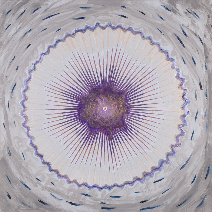 The Source of All Glory, 2023, acrylic, 36 x 36 in. / 91.44 x 91.44 cm.