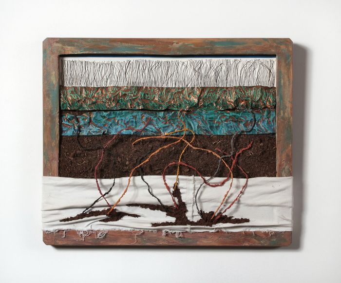 The Understory #3, 2018, mixed media, 20 x 24 in. / 50.8 x 60.96 cm.