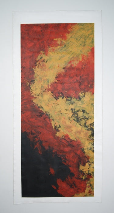 Untitled, 2023, acrylic on unstretched canvas, 78 x 36 in. / 198.12 x 91.44 cm.