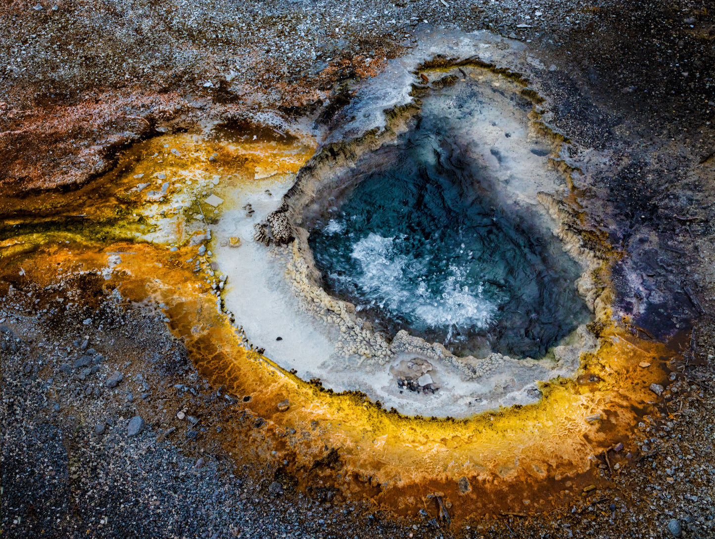 Upper Geyser Basin 1, 2023, photography, 16 x 20 in. / 40.64 x 50.8 cm.