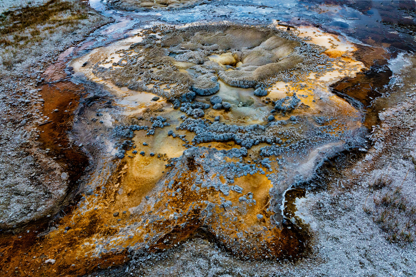 Upper Geyser Basin 2, 2023, photography, 16 x 20 in. / 40.64 x 50.8 cm.