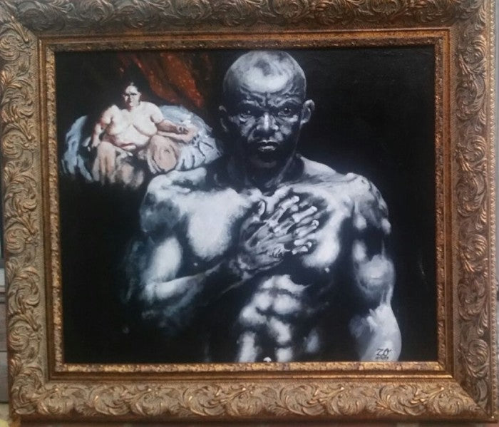 Veridical Sovereignty, 2019, mixed media, 24 x 18 in. / 60.96 x 45.72 cm.