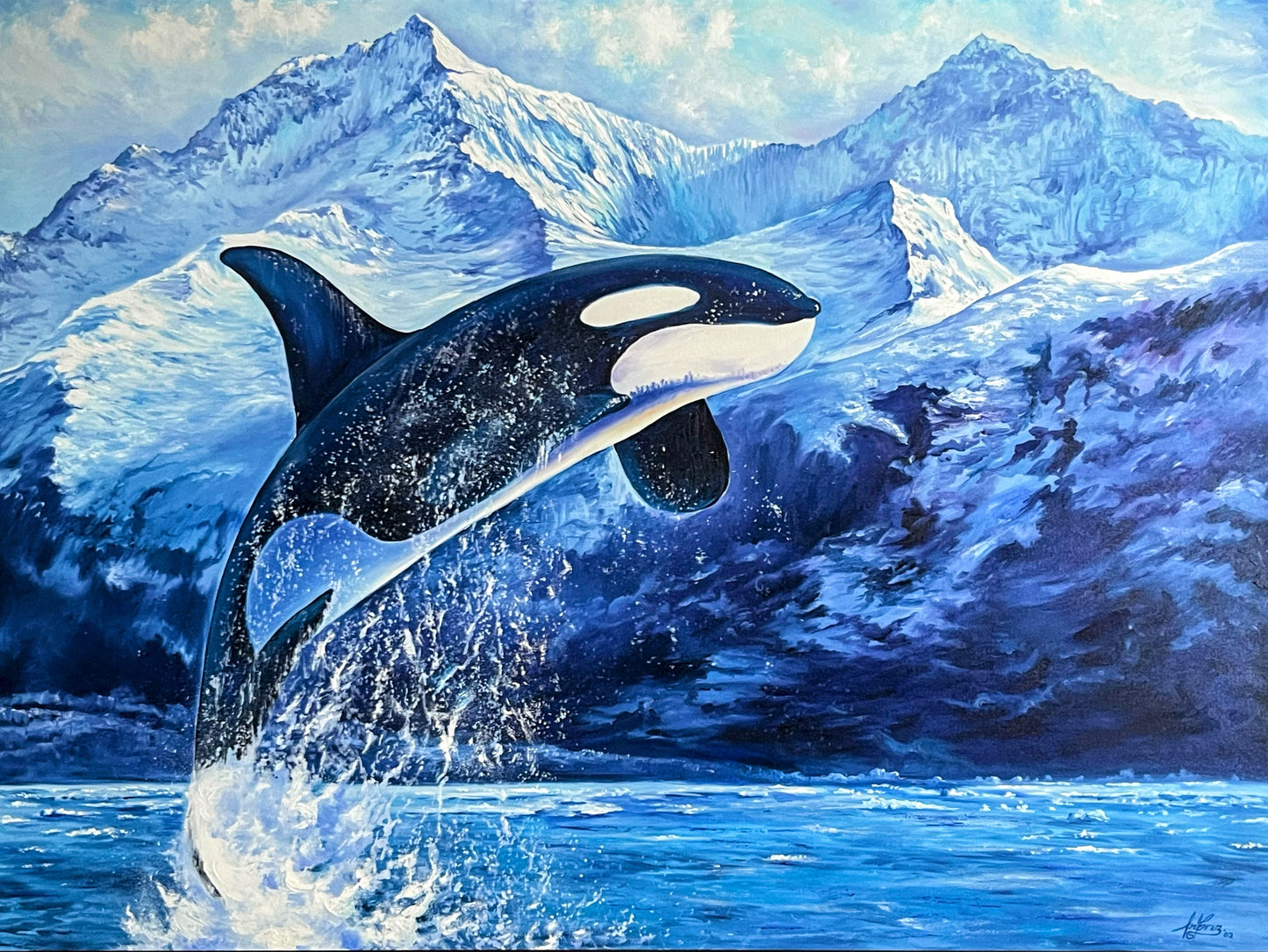 Voices of Nature, 2021, oil on canvas, 36 x 48 in. / 91.44 x 121.92 cm.