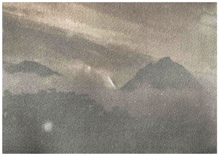 The Volcano is in Me, 2023, photography anthotype, 8.26 x 11.69 in. / 21 x 29.7 cm.