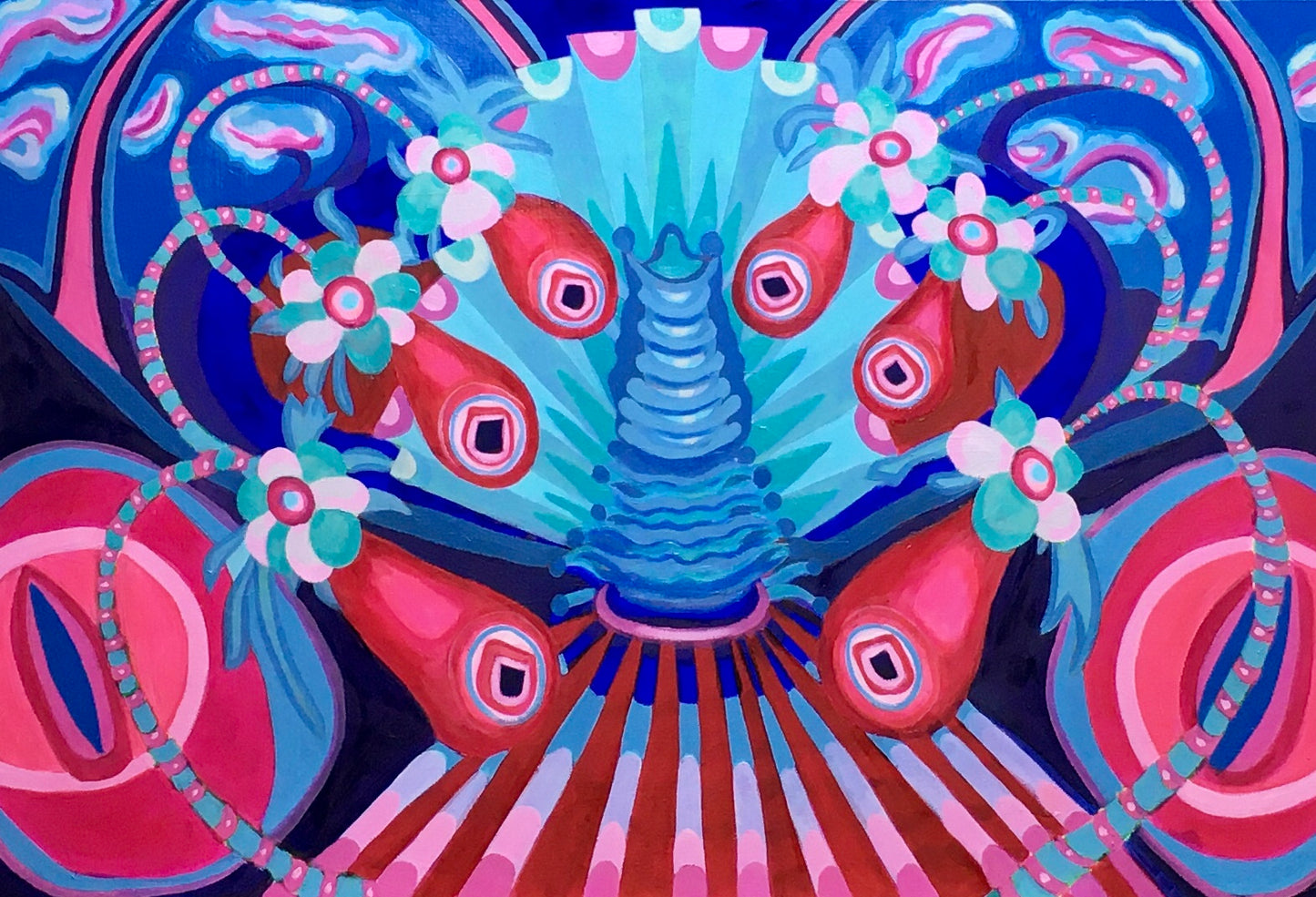 Whispered Kisses, 2024, oil on canvas, 38 x 26 in. / 96.52 x 66.04 cm.