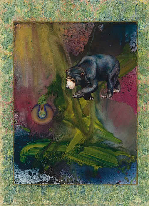 You Must Think of Yourself as One of the Great Spirit's Creations, 2022, mixed aquamedia on canvas, 36 x 24 in. / 91.44 x 60.96 cm.