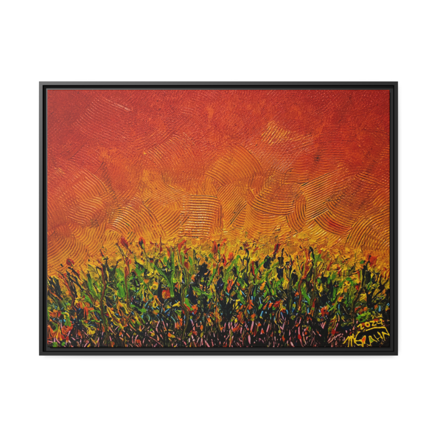 Upward, 2024, acrylic on canvas, 16 x 20 in. / 40.64 x 50.8 cm.